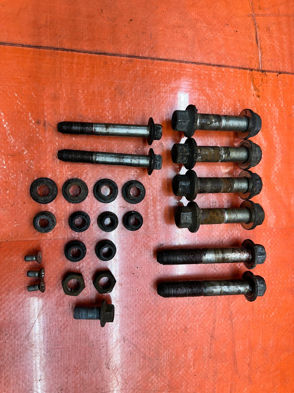13 15 HONDA CIVIC SI 4D FRONT LOWER CONTROL ARM MOUNTING BOLTS HARDWARE OEM 3345