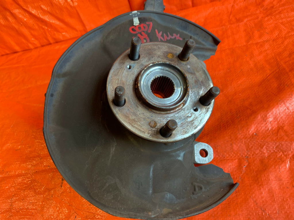 2009 09 ACURA TSX   DRIVER LEFT FRONT SPINDLE KNUCKLE HUB   GOOD BUSHINGS4
