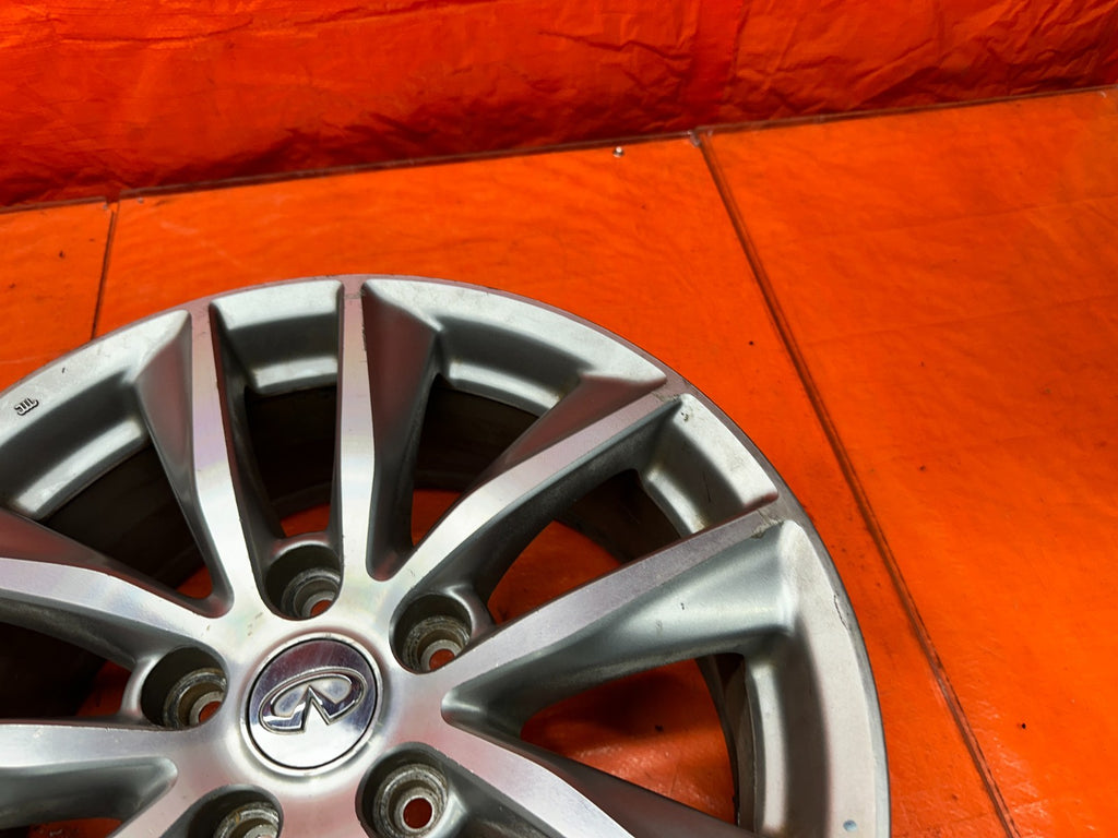 14-17 INFINITI Q50 17 INCH 10 SPOKE ALLOY WHEEL RIM W/ TPMS SENSOR OEM FACTORY R6