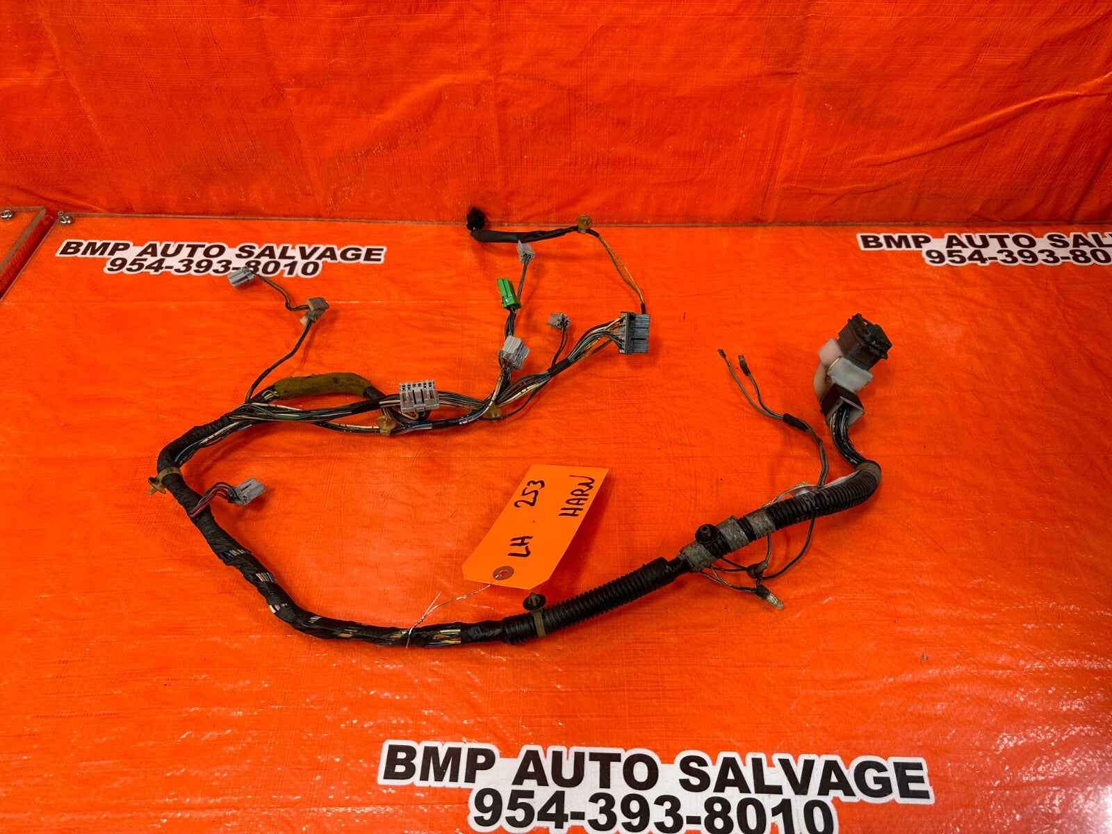 97 01 ACURA INTEGRA   GS GS R LS   2D   LEFT DOOR WIRING HARNESS WIRE LOOM #2530