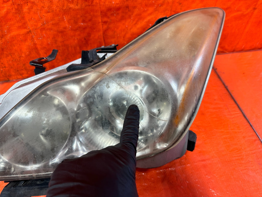 08 09 INFINITI G37 2D COUPE   LEFT HEADLIGHT  HEADLAMP W/ ALL MODULES   OEM 3203