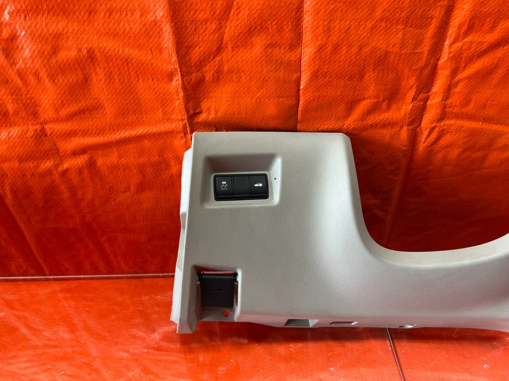 14 16 INFINITI Q50   KNEE TRIM UNDER STEERING COLUMN COVER   IVORY   OEM #1135