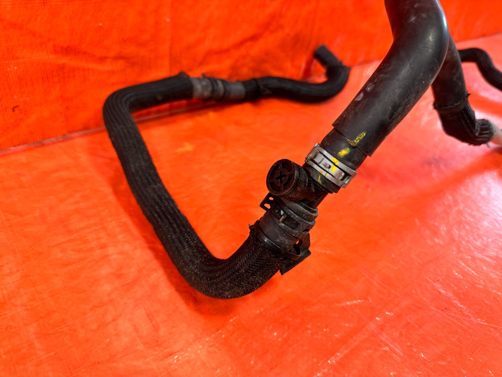 16 20 INFINITI Q50   RED SPORT 400   WATER PUMP LINES COOLANT PASSAGE   OEM #2886