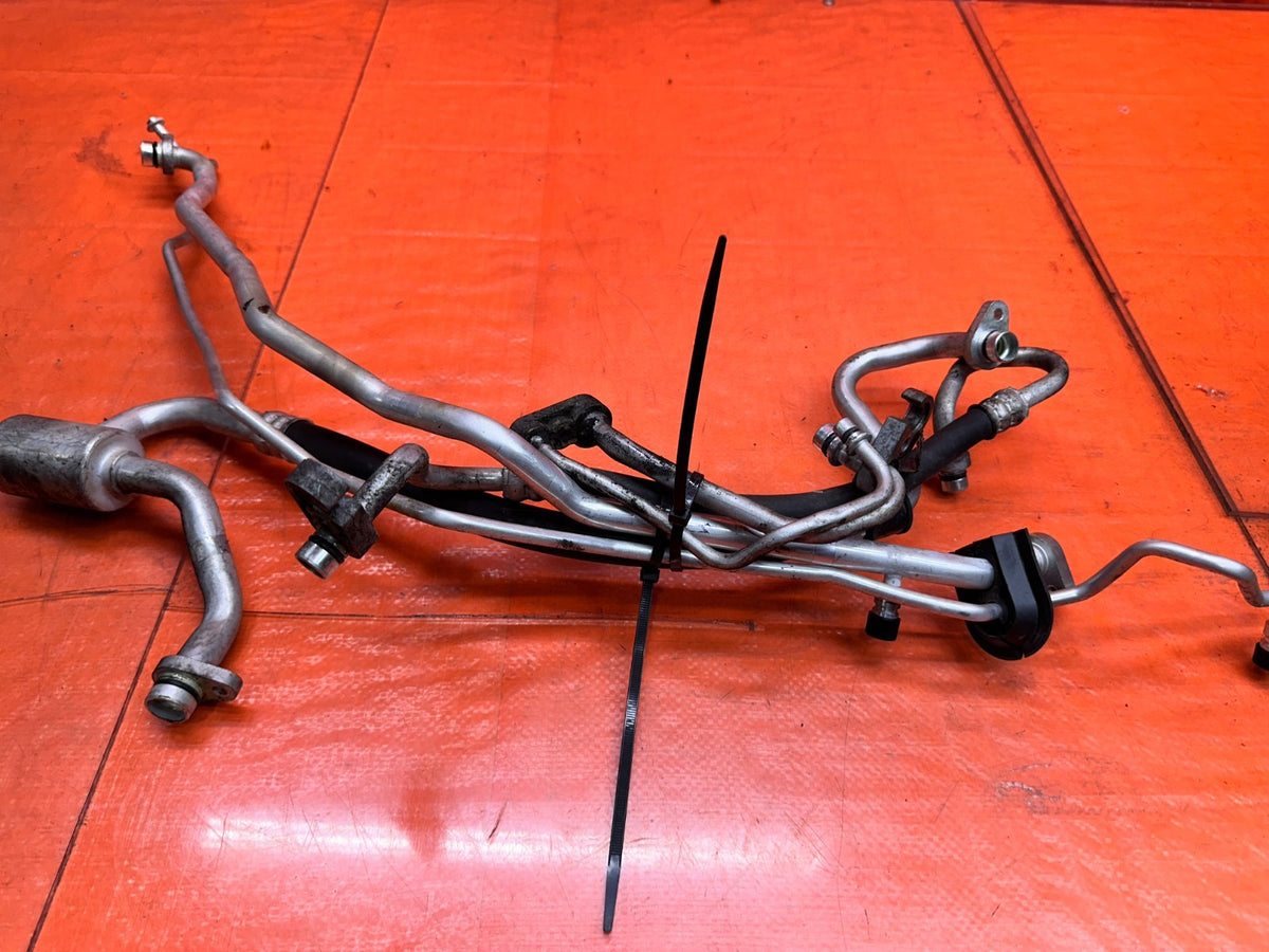 14-15 INFINITI Q50 3.7L AWD A/C AIR CONDITIONING REFRIGERANT HOSES LINES SET #3412