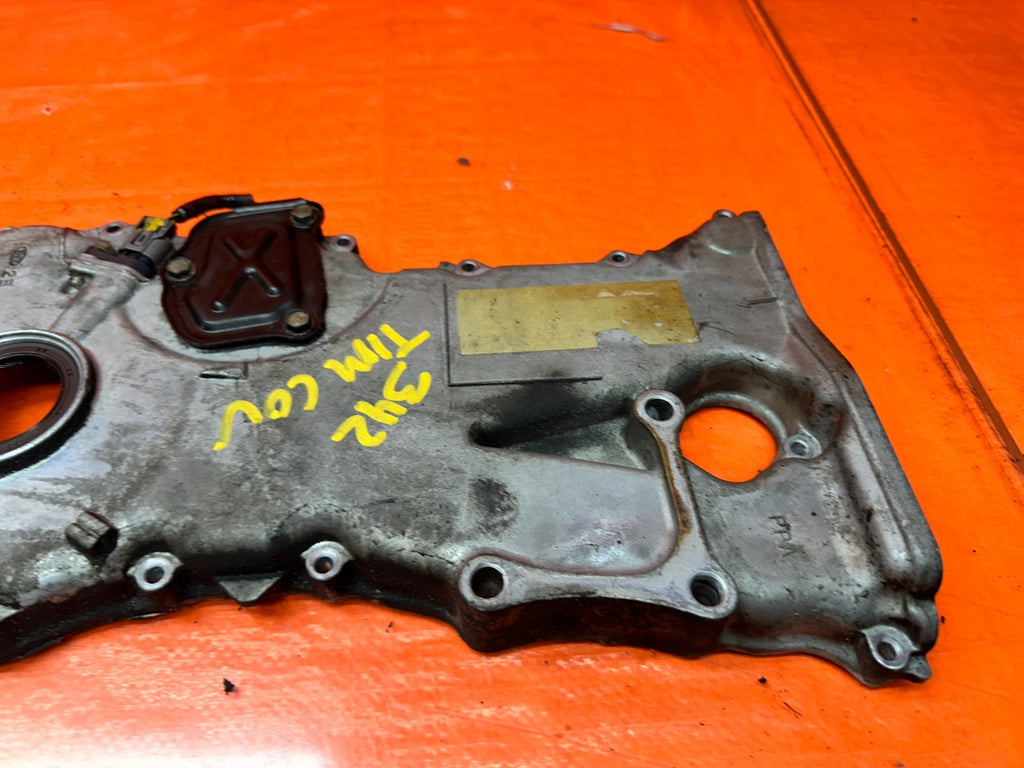 04-05 ACURA TSX 4D 2.4L K24A2 ENGINE TIMING CHAIN COVER ALUMINUM OEM #3426
