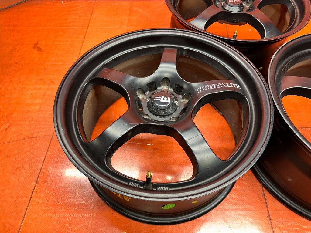 MOTEGI RACING TRAKLITE 17 INCH ALLOY WHEELS SET OF 3 17x8 +40 5x114.3 AFTERMARKE11