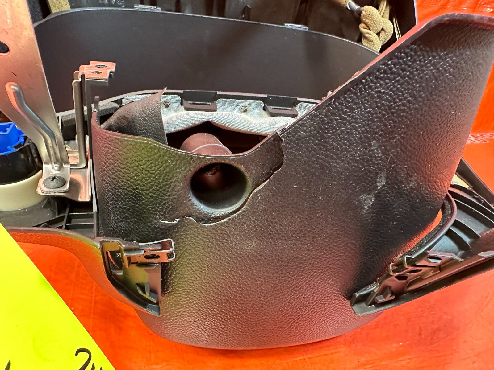 2015 INFINITI G37 Q60 COUPE STEERING COLUMN COVER W/ CLUSTER BEZZEL DAMAGE 24516