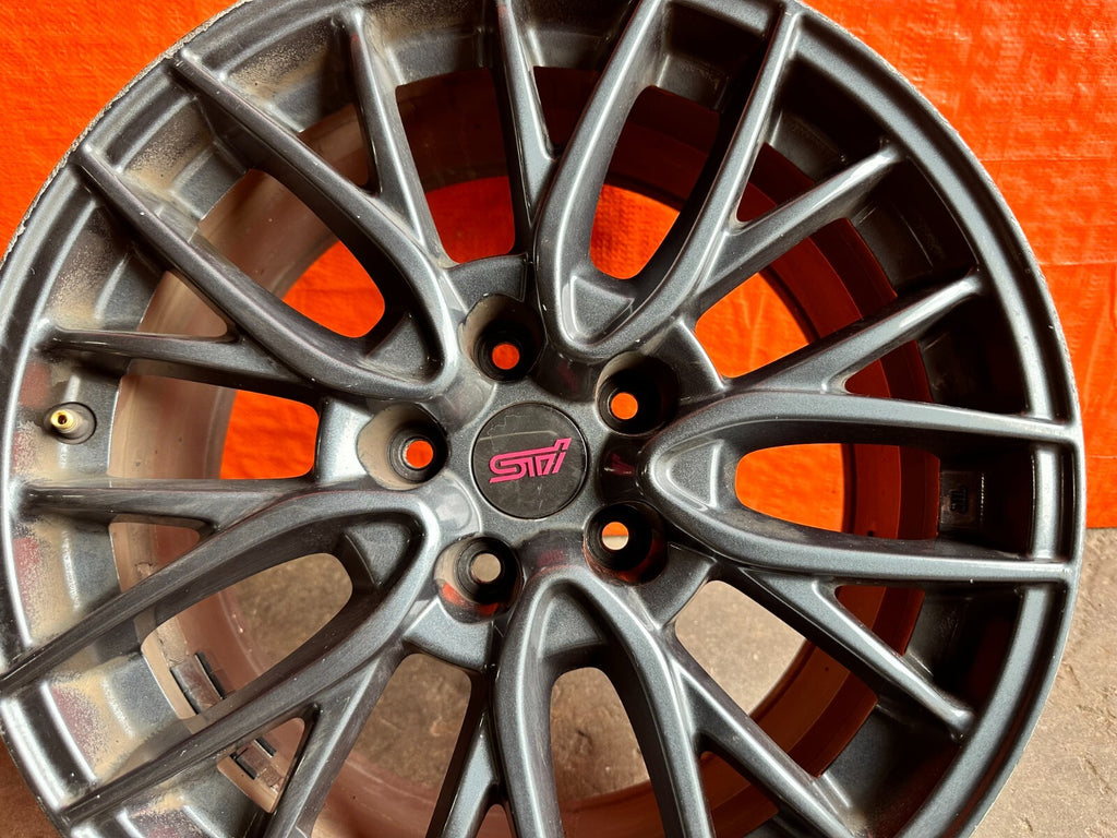 15 21 SUBARU WRX & STI   FACTORY WHEEL RIM   5x114.3 18x8.5 +55   OEM #266 210