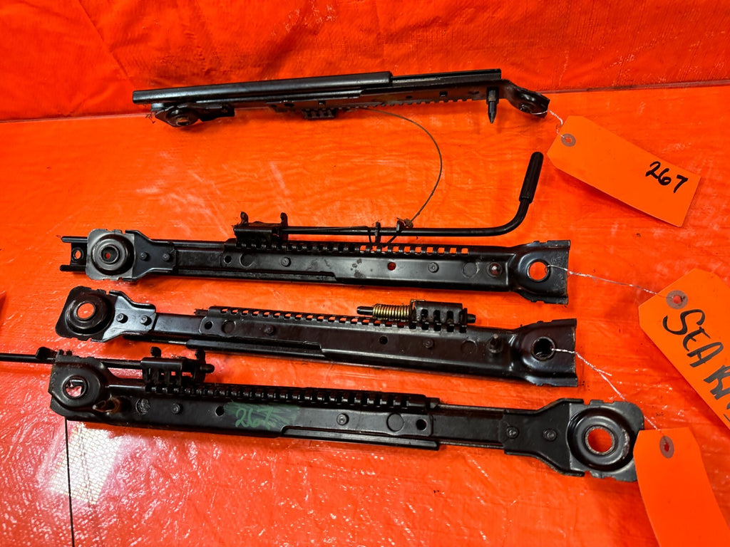 1993 93 MAZDA MX 5 MIATA   SEAT RAIL SET   LEFT & RIGHT RAILS SLIDERS BRACKETS  7