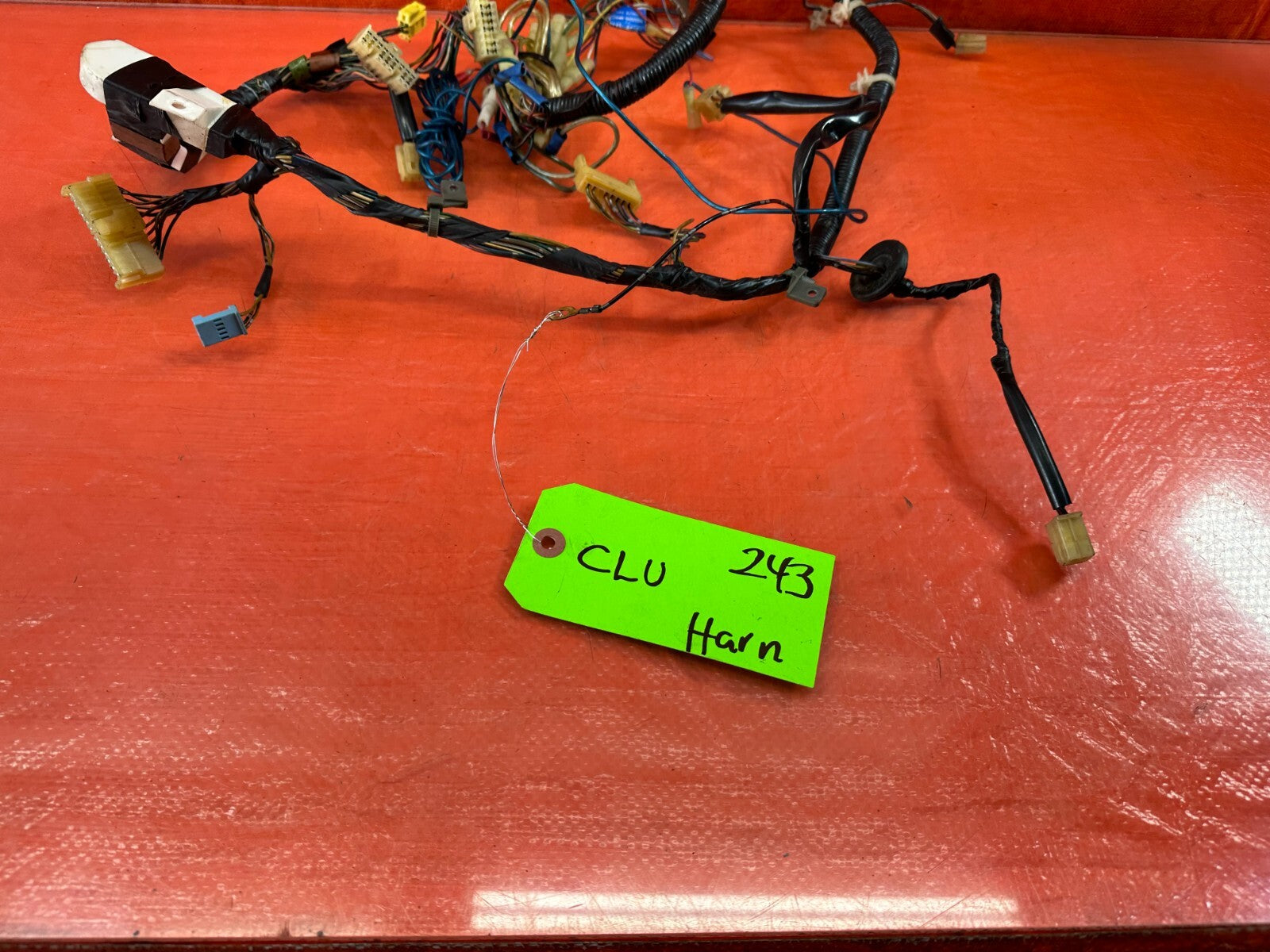 1989 89 HONDA CRX DX MANUAL INSTRUMENT GAUGE CLUSTER WIRING HARNESS WIRE LOOM 431