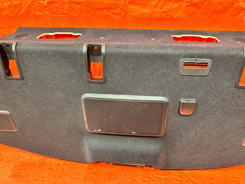 14 24 INFINITI Q50   BLACK REAR SPEAKER COVER TRAY LINER TRIM   OEM #3167