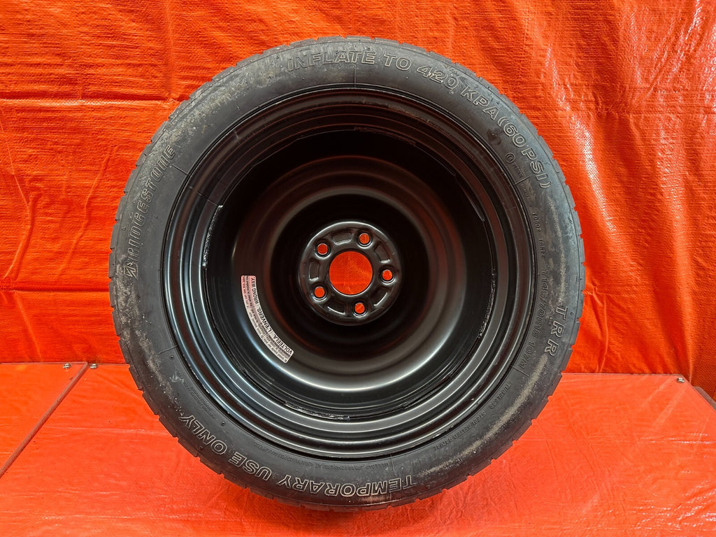 08 15 LANCER EVOLUTION X EVO 10   EMERGENCY SPARE BACK UP TIRE WHEEL RIM OEM 2179