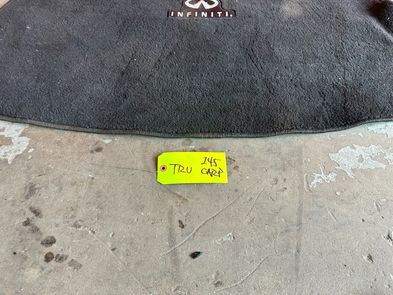 08 15 INFINITI G37 & Q60    2D COUPE   TRUNK CARPET LINER LINING OEM #2454