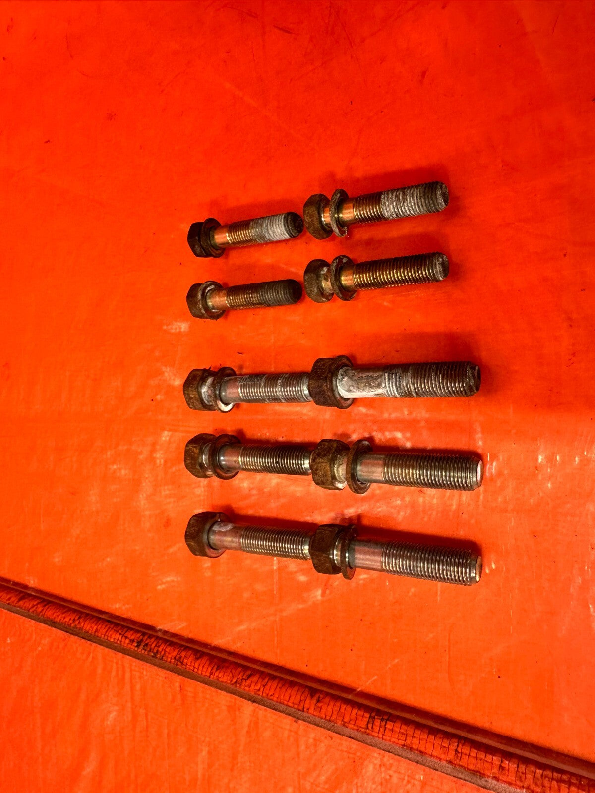 02 10 LEXUS SC430   TRANSMISSION BELL HOUSING BOLTS HARDWARE   OEM #2882