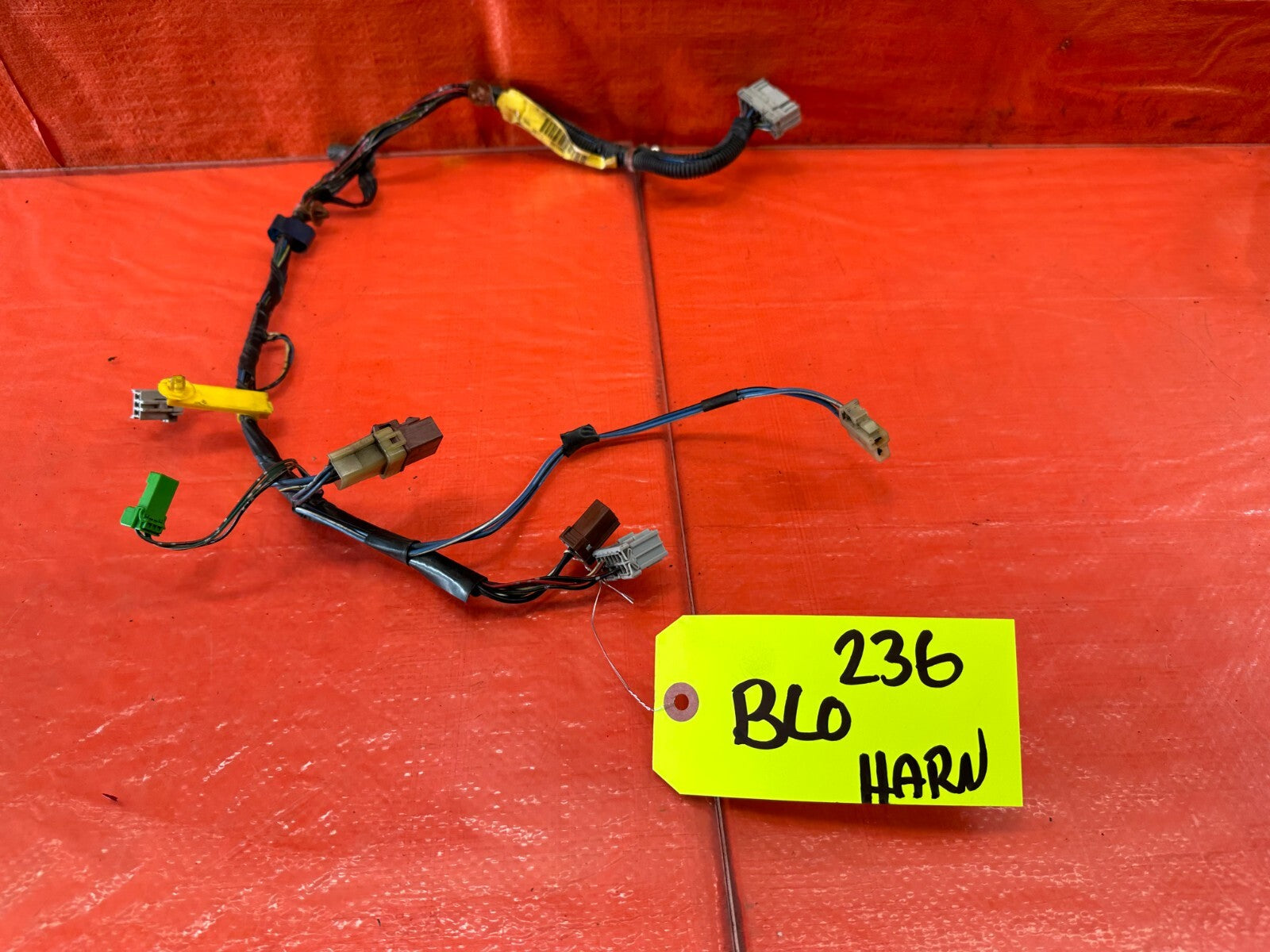 1992 92 HONDA CIVIC SI HATCH   BLOWER MOTOR WIRE HARNESS WIRING LOOM   OEM #2360