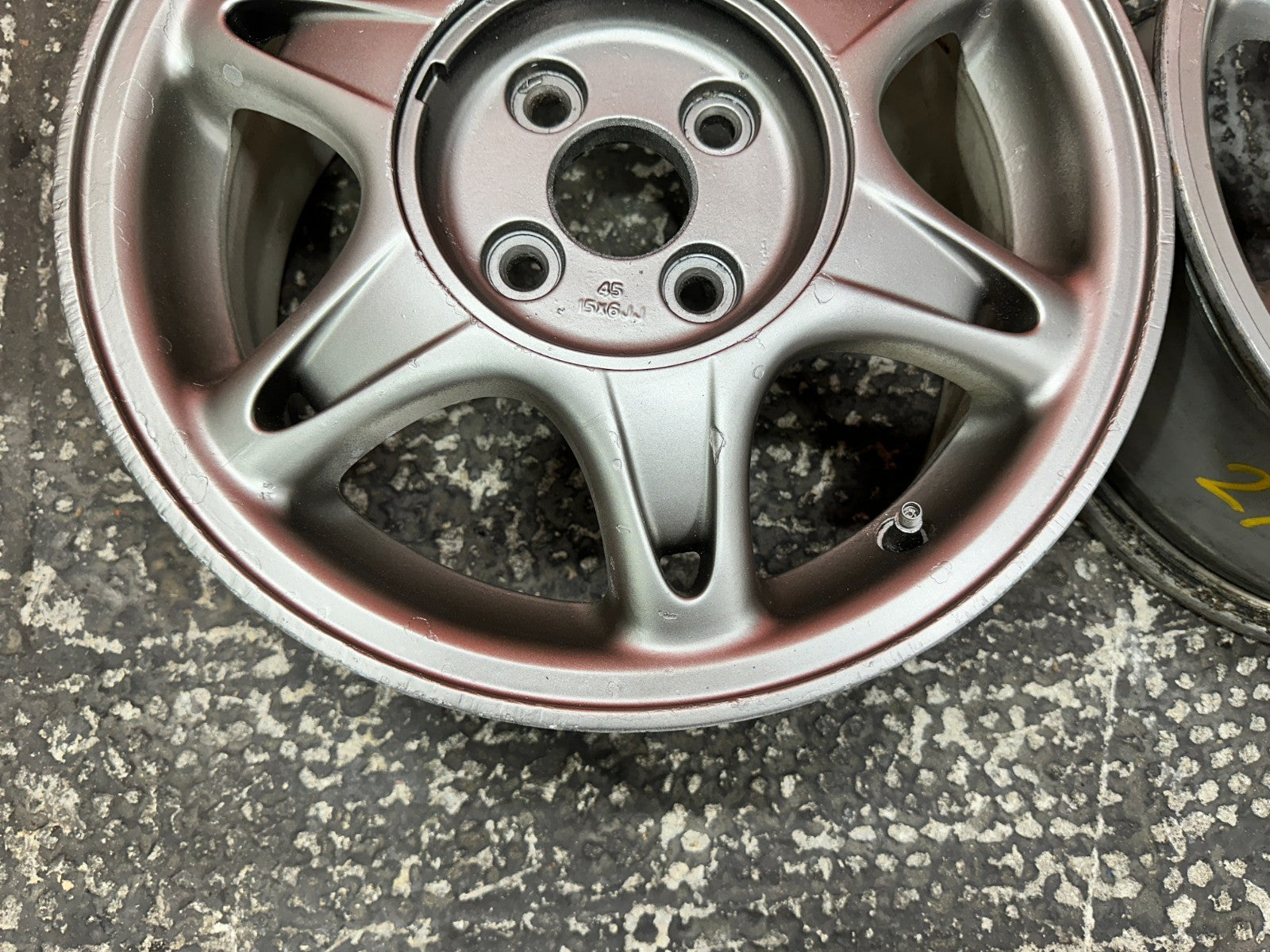 94 01 ACURA INTEGRA SNOWFLAKE WHEELS RIMS OEM FACTORY OE #27412