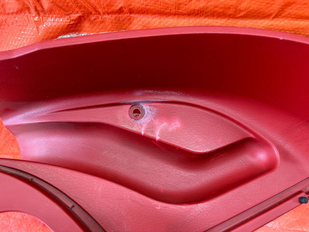 00 09 HONDA S2000   PASSENGER RIGHT SOFT TOP TRAY TRIM PLASTIC OEM FACTORY RED4