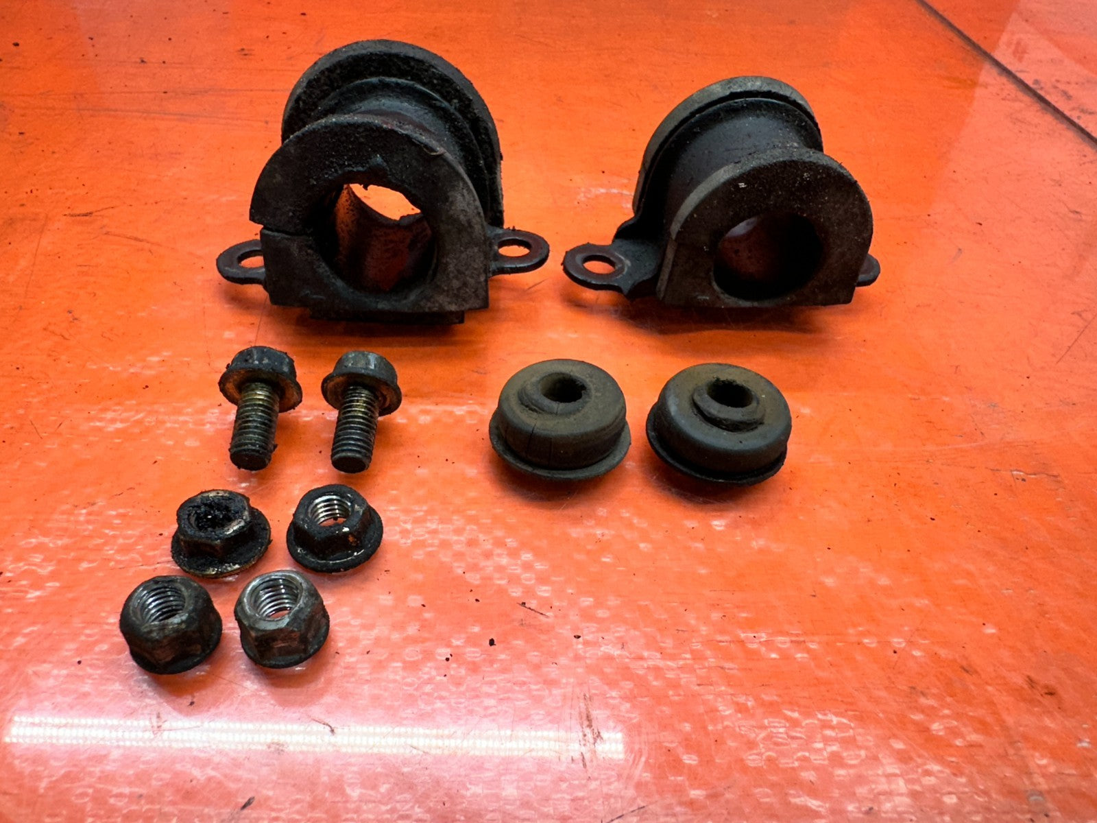 1994 2001 ACURA INTEGRA FRONT SWAY BAR FRAME MOUNT BRACKETS OEM #3315