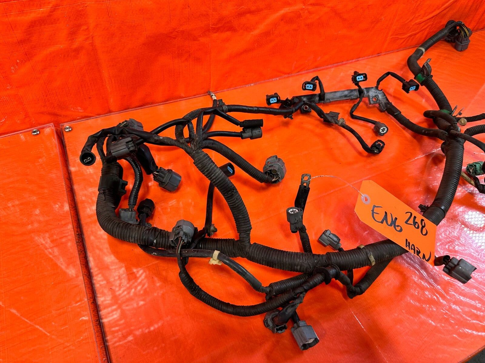 00 01 ACURA INTEGRA B18B1 AUTOMATIC ENGINE MOTOR WIRE HARNESS WIRING LOOM OEM 686