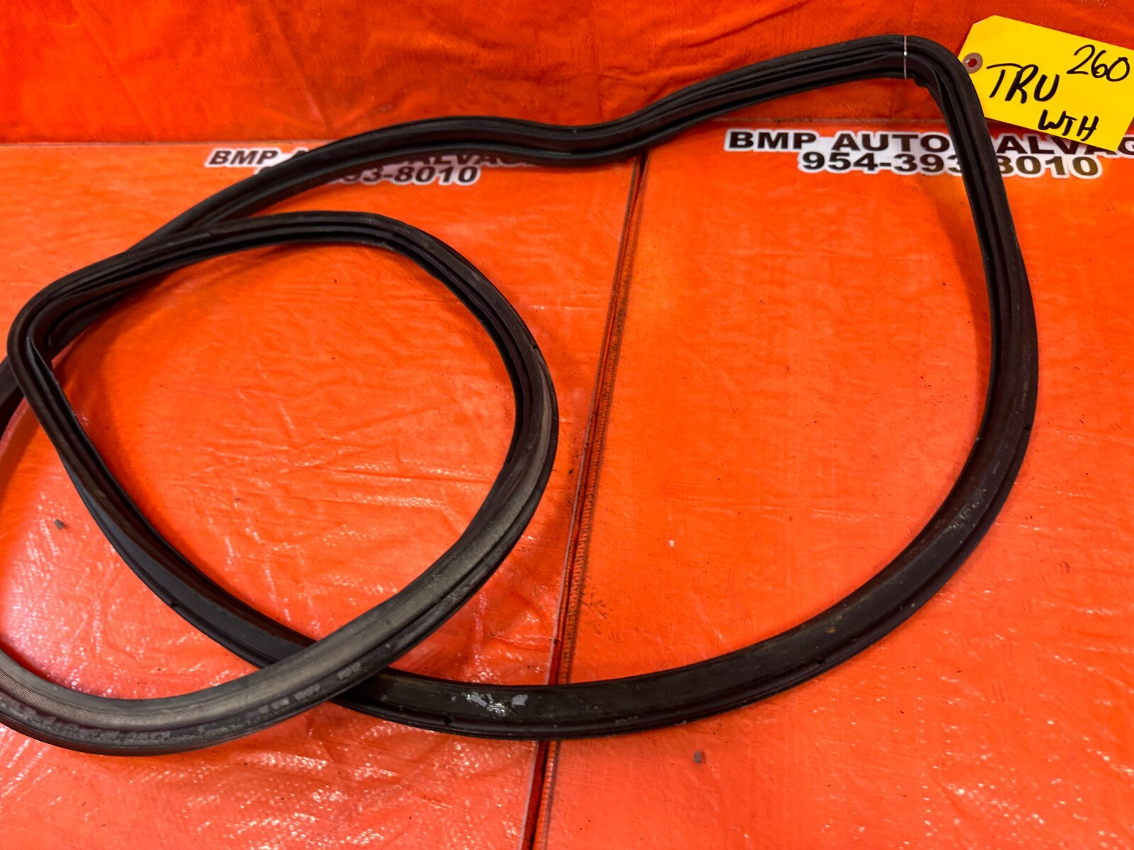 07 11 HONDA CIVIC SI SEDAN TRUNK WEATHER STRIP TRIM GASKET LINER LINING OEM #2604