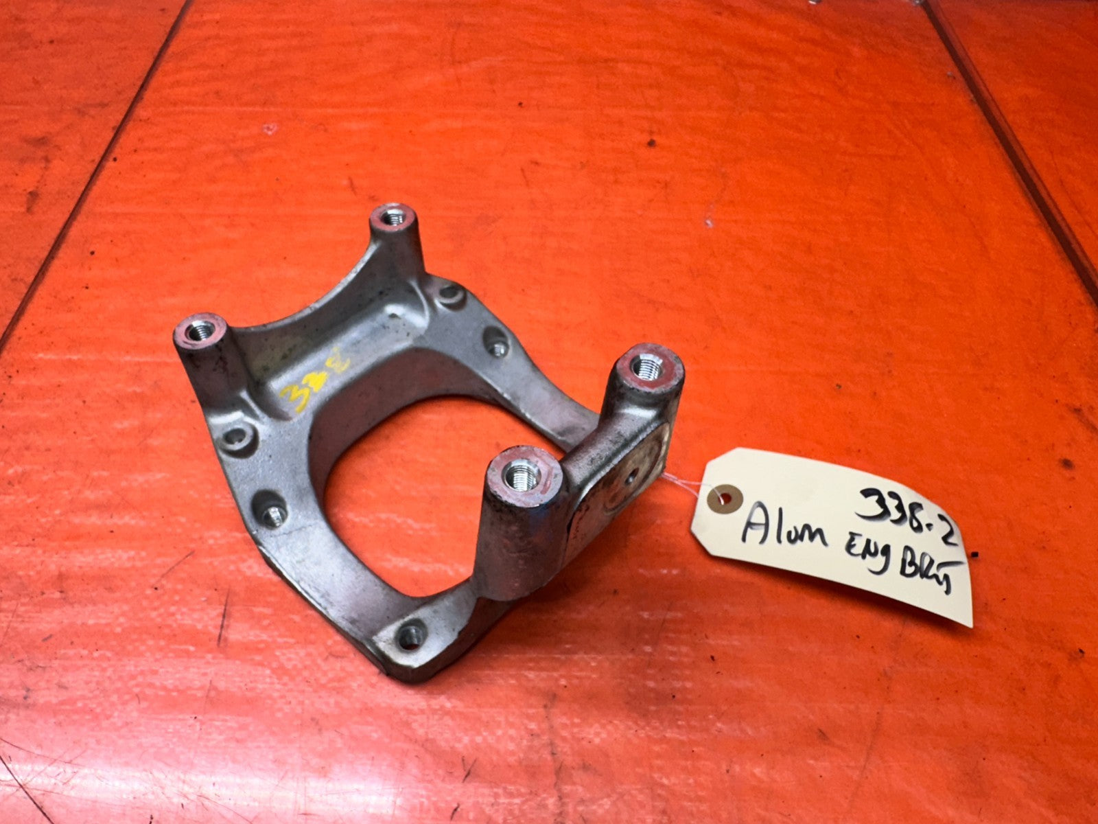 04-05 ACURA TSX 2.4L K24A2 ALUMINUM ENGINE MOTOR MOUNT BRACKET OEM #338-10
