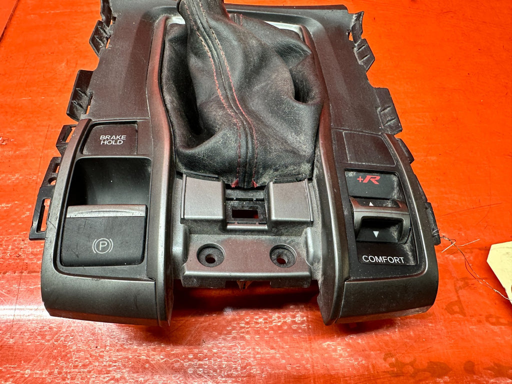 2017 2021 HONDA CIVIC TYPE R SHIFT CENTER CONSOLE TRIM PANEL BEZEL OEM #18CTR4