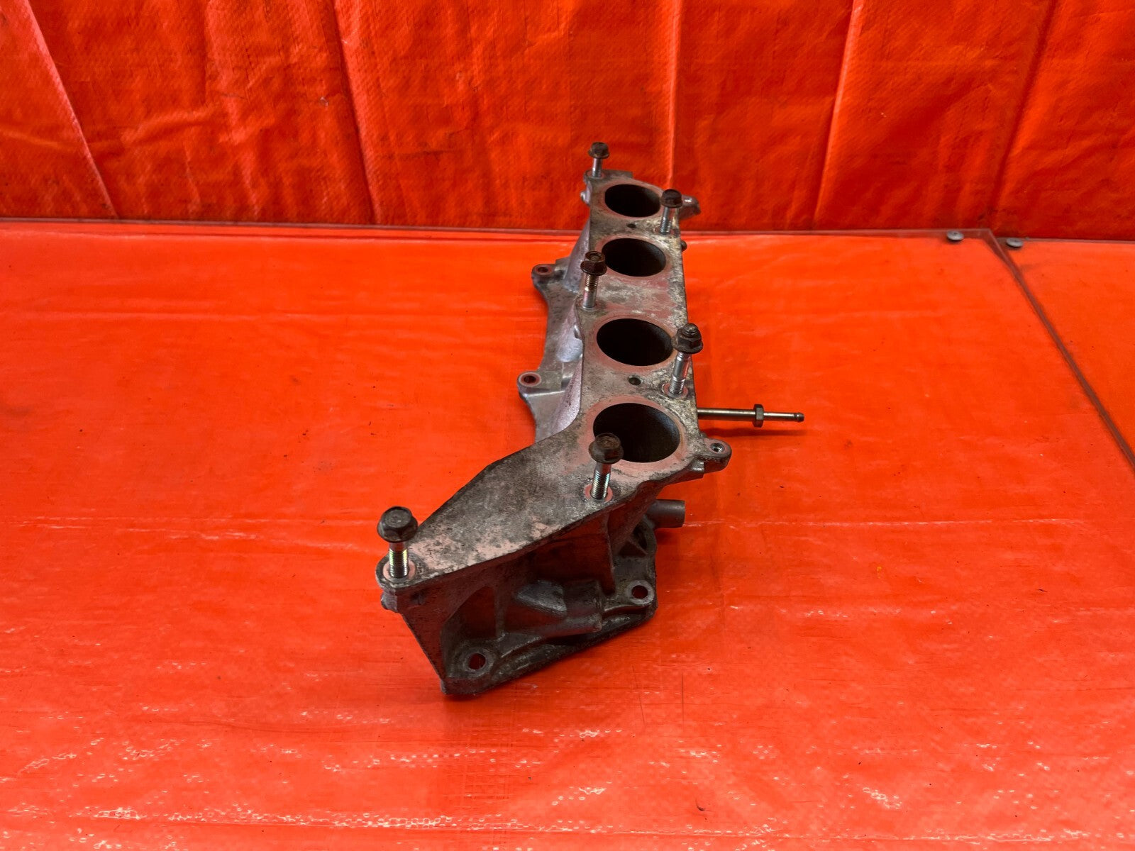 09 14 ACURA TSX 2.4L K24Z3 INTAKE MANIFOLD INJECTOR BASE ALUMINUM PORTION   #15910