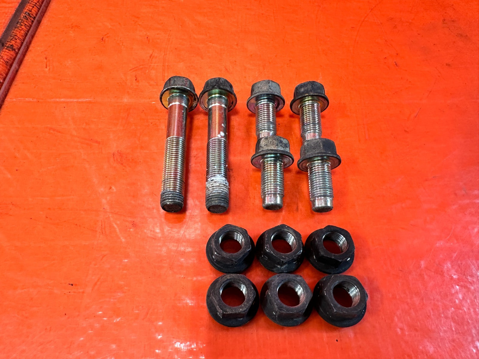 07 11 MAZDA RX8 RX 8   REAR SUBFRAME CROSSMEMBER CARRIER BOLTS   OEM 3031