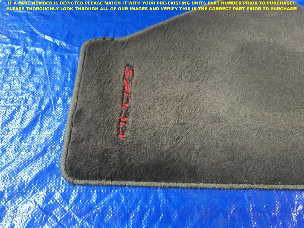 OEM 2000 2001 00 01 HONDA S2000 PASSENGER RIGHT FLOOR MAT R RH2