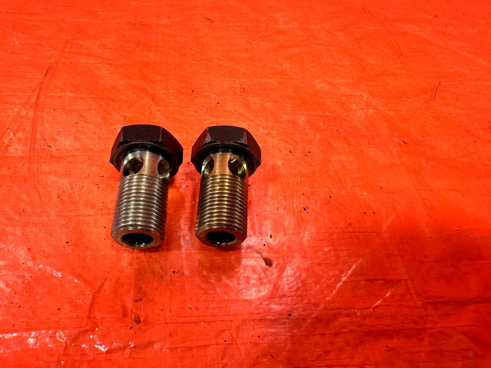 03 06 LANCER EVOLUTION VIII 8 EVO IX 9   4G63 OIL COOLER BOLTS OEM #EVO94