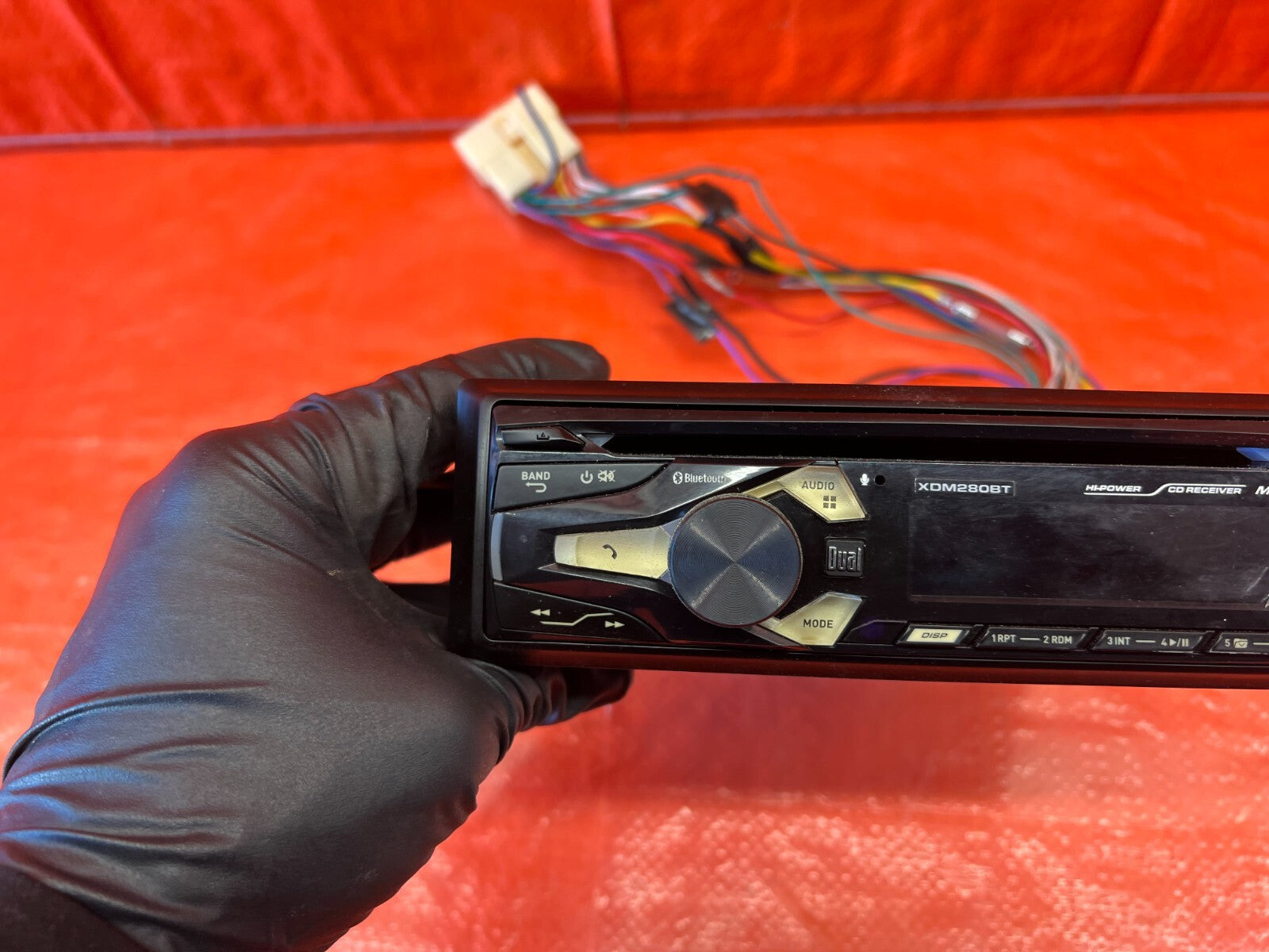 DUAL BRAND   XDM280BT MODEL   AM FM RADIO STEREO   USED   REMOVED FROM CIVIC5