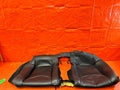 08 09 INFINITI G37 COUPE SPORT REAR LOWER SEAT BLACK LEATHER COVER SKIN OEM 3110