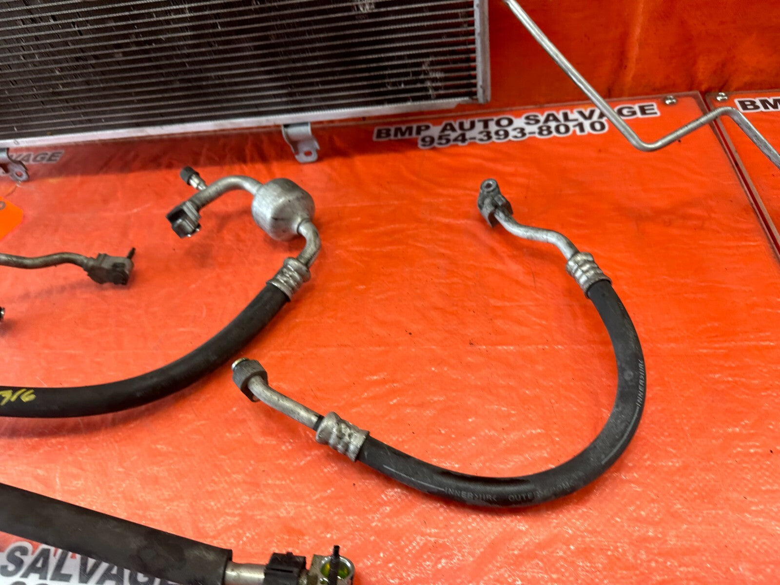 08 12 LEXUS ES350   AC LINE SET LINES PIPES HOSES W/ CONDENSER  6