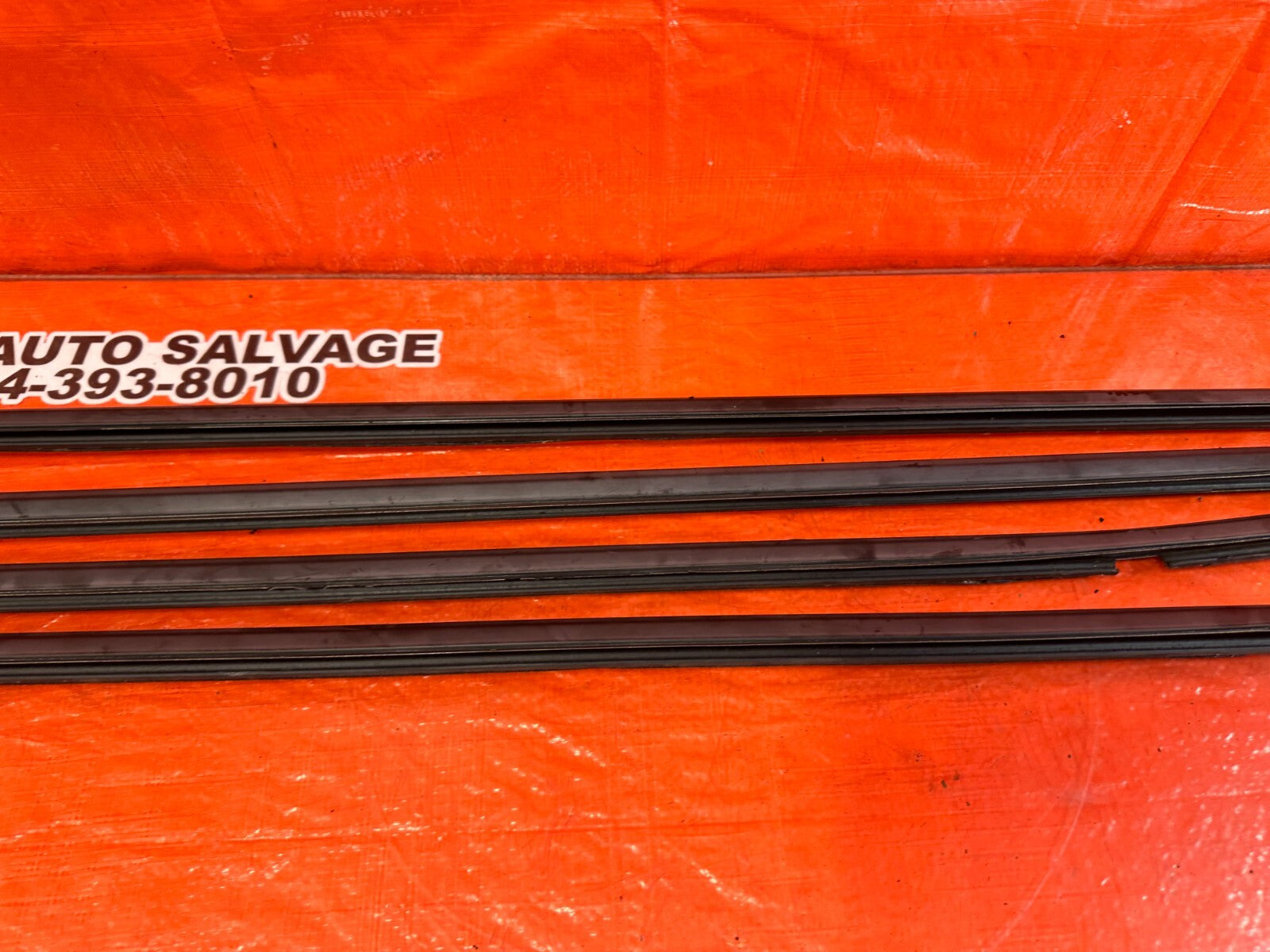 06 11 CIVIC 4D SEDAN   EXTERIOR DOOR WINDOW GLASS TRIM SET LEFT RIGHT   OEM #2607