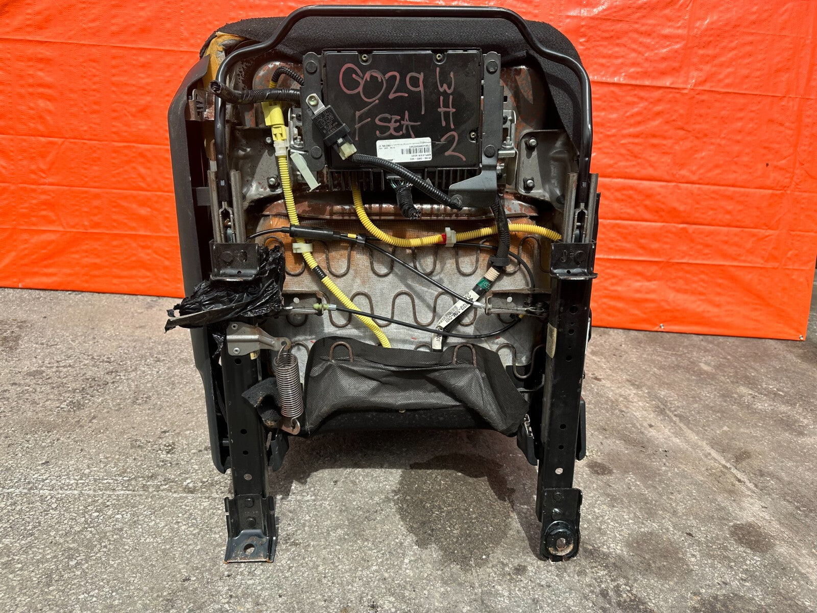 05 06 ACURA RSX   PASSENGER RIGHT   BLACK LEATHER SEAT   OEM FACTORY OE #2911