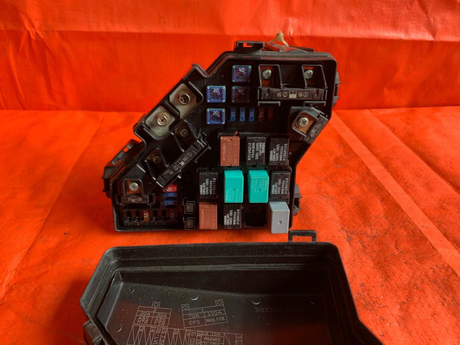 OEM 2008 08 HONDA CIVIC SI COUPE   FUSE BOX EXTERIOR ENGINE BAY UNDER HOOD4