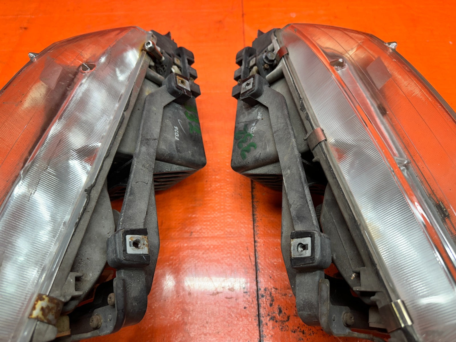 92 96 HONDA PRELUDE STANLEY HEADLIGHTS PAIR LEFT RIGHT FACTORY OEM #33215