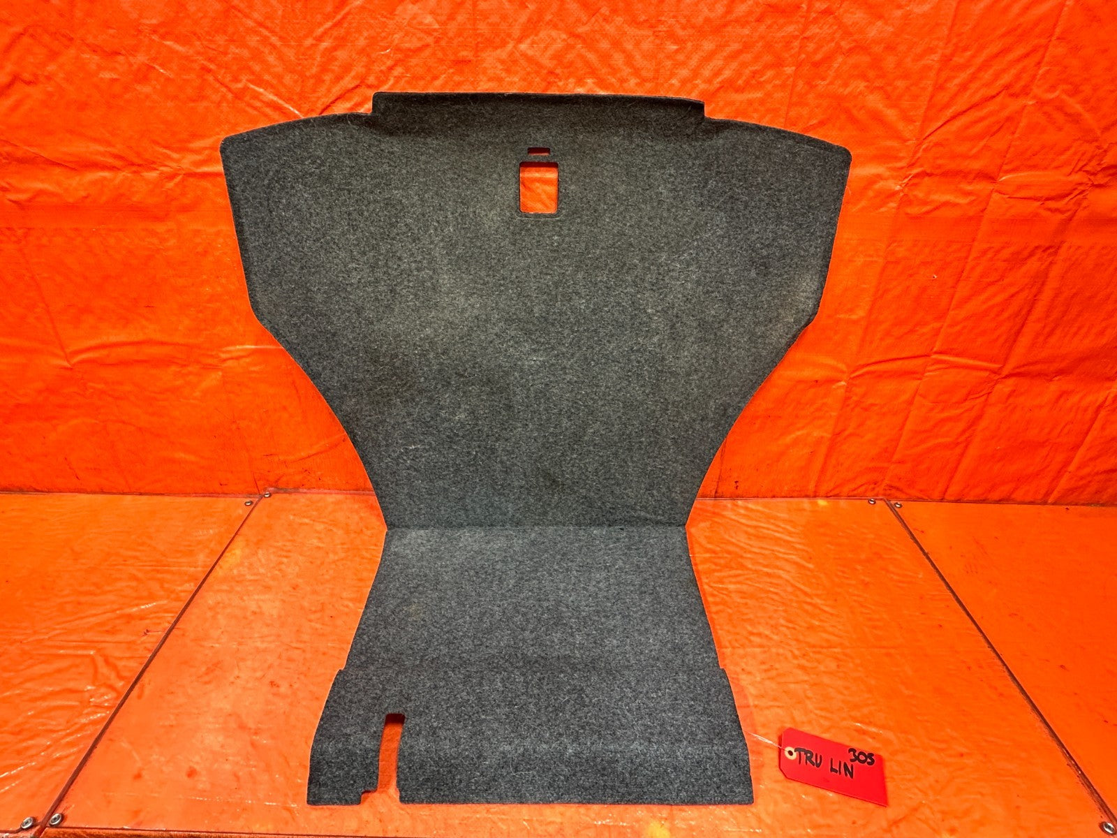 09 14 ACURA TSX   REAR TRUNK CARDBOARD INSERT SPARE COVER BOARD   OEM #3050