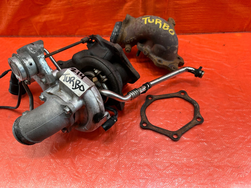 08 15 LANCER EVOLUTION X EVO 10   4B11T FACTORY TURBO CHARGER SET UP   OEM #21410