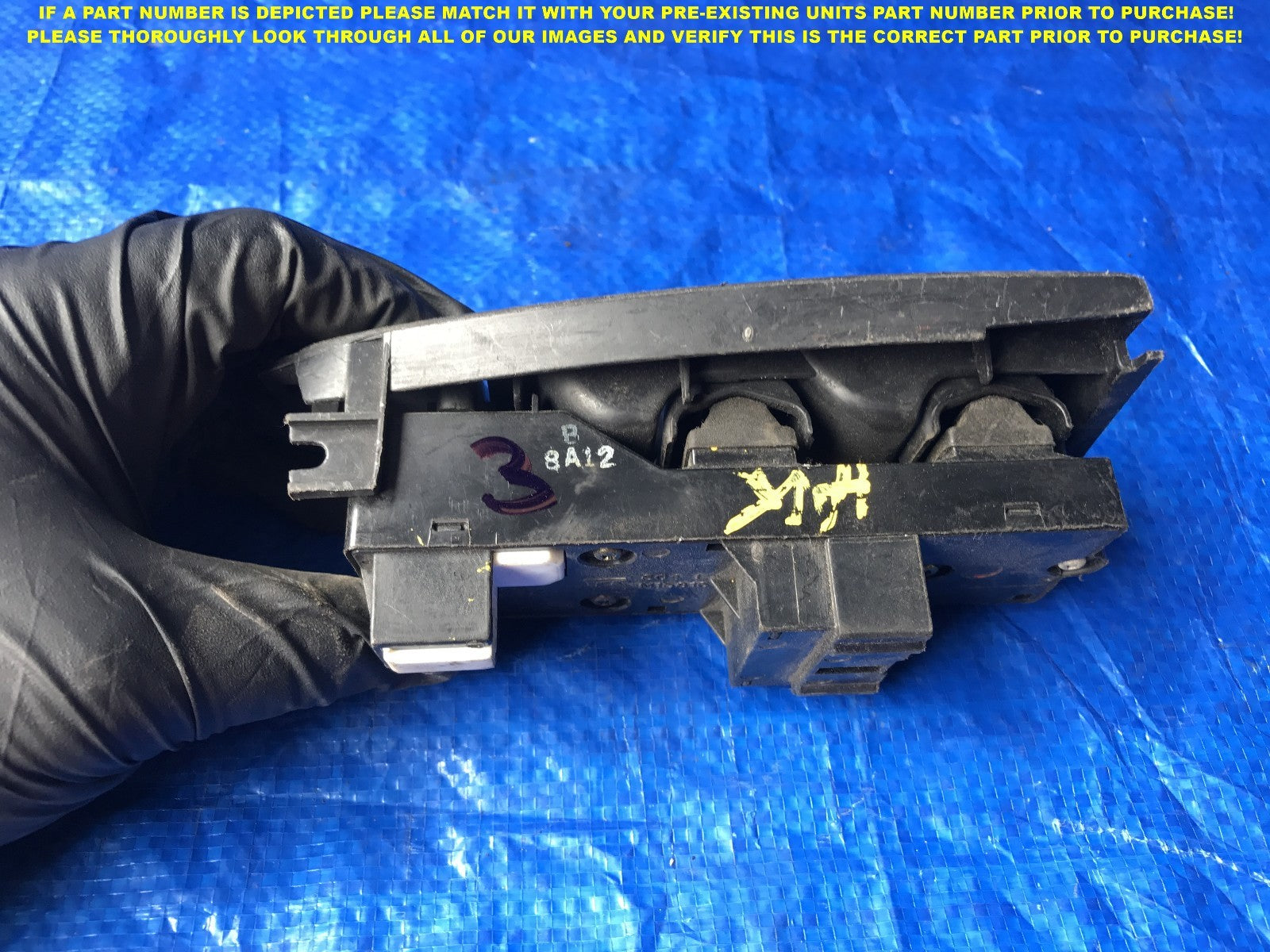 OEM 1996 1997 1998 1999 00 HONDA CIVIC SEDAN DRIVER LEFT MASTER WINDOW SWITCH   3
