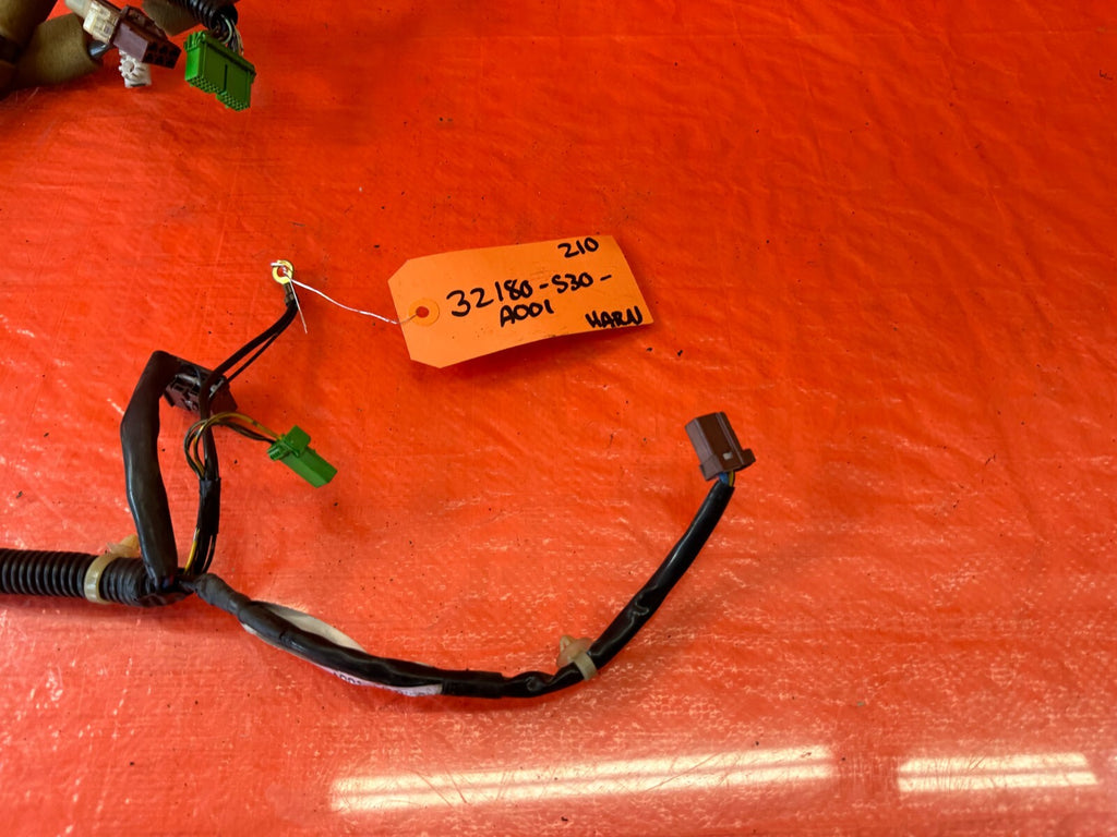 97 01 HONDA PRELUDE   AIR CONDITIONING AC HEATER CLIMATE CONTROL HARNESS   #2104