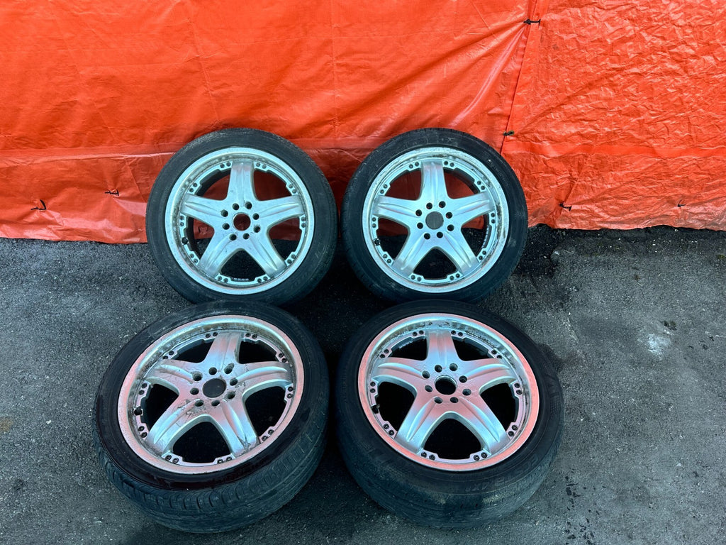 92 96 HONDA PRELUDE   5 SPOKE WHEELS AND TIRES   17 INCH   #27316