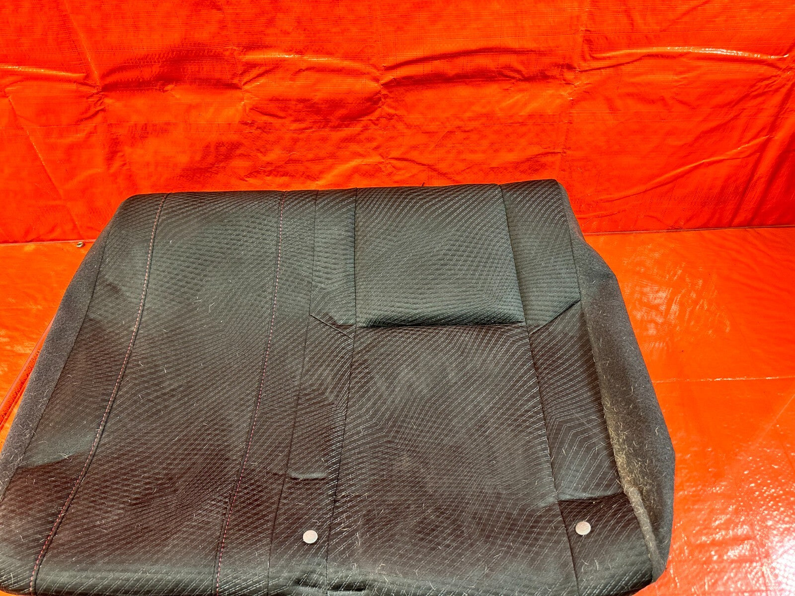 12 13 HONDA CIVIC SI 2D COUPE DRIVER LEFT REAR UPPER SEAT SKIN CLOTH FABRIC OEM7