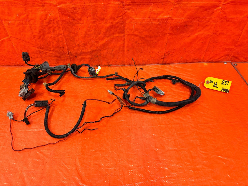92 95 HONDA CIVIC   DRIVER LEFT ENGINE BAY UNDER HOOD HEADLIGHT HARNESS OEM 25711