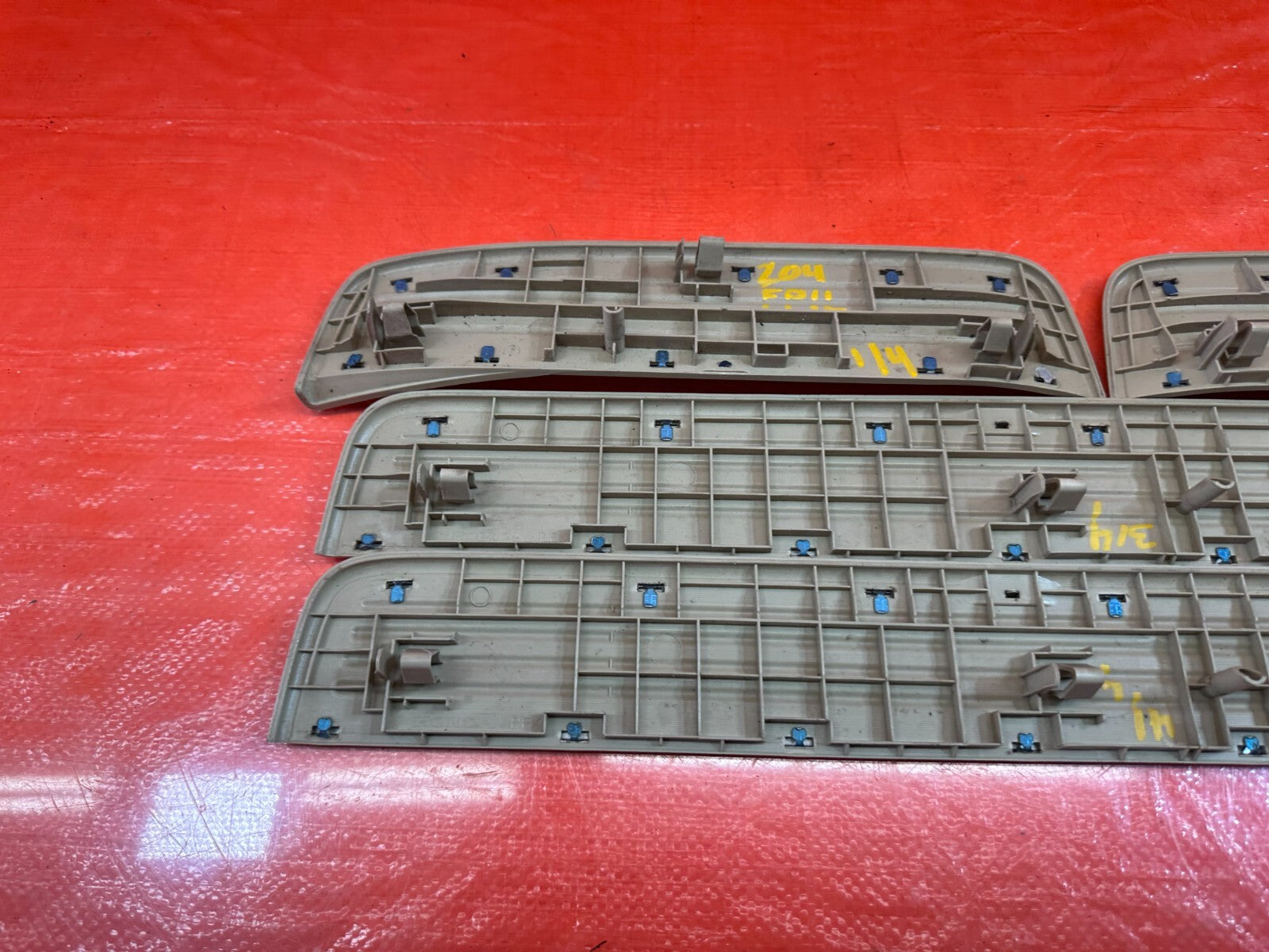 04 08 ACURA TSX   FLOOR PILLAR SCUFF PLATE SET LEFT RIGHT FRONT REAR   OEM #20514