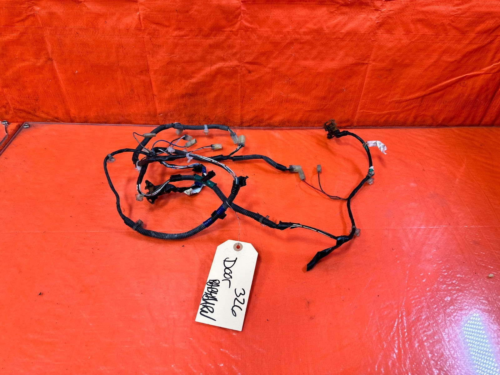 90 91 HONDA CIVIC HATCHBACK   LEFT & RIGHT DOOR SPEAKER WIRE HARNESS   OEM 3270