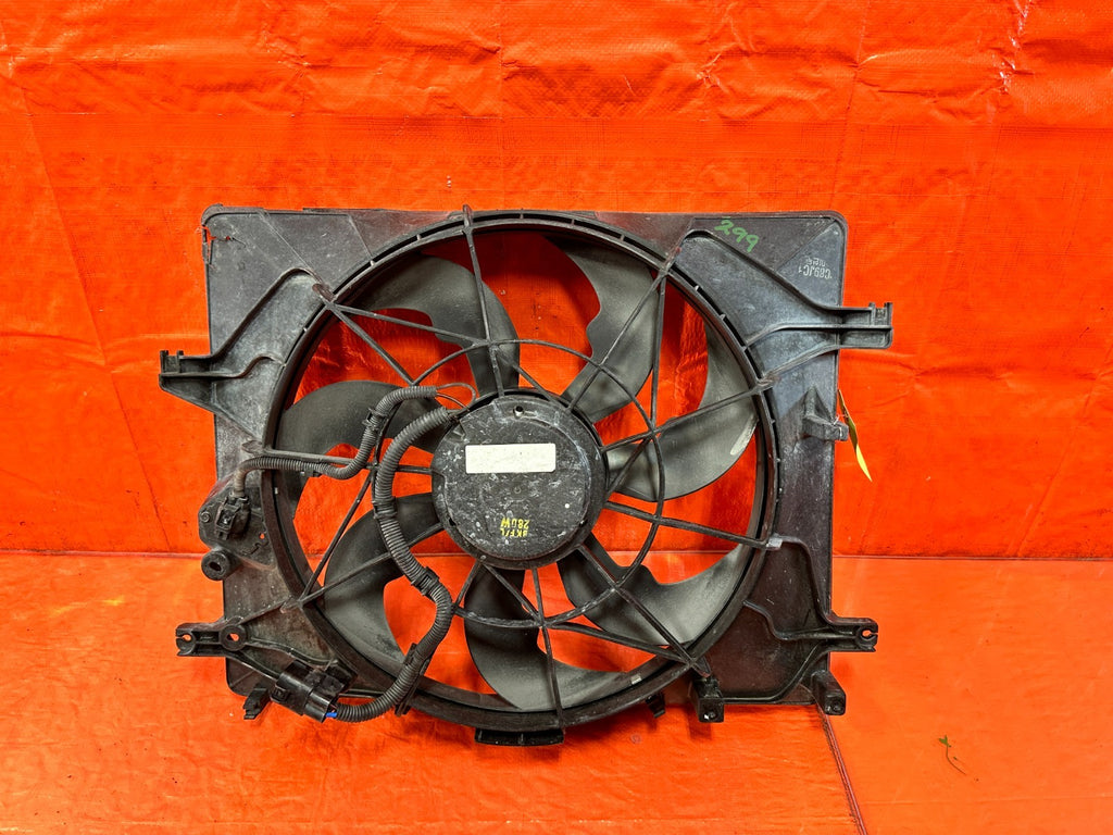 13 16 HYUNDAI GENESIS COUPE 3.8L   RADIATOR COOLING FAN W/ MOTOR & HOUSING   OEM5