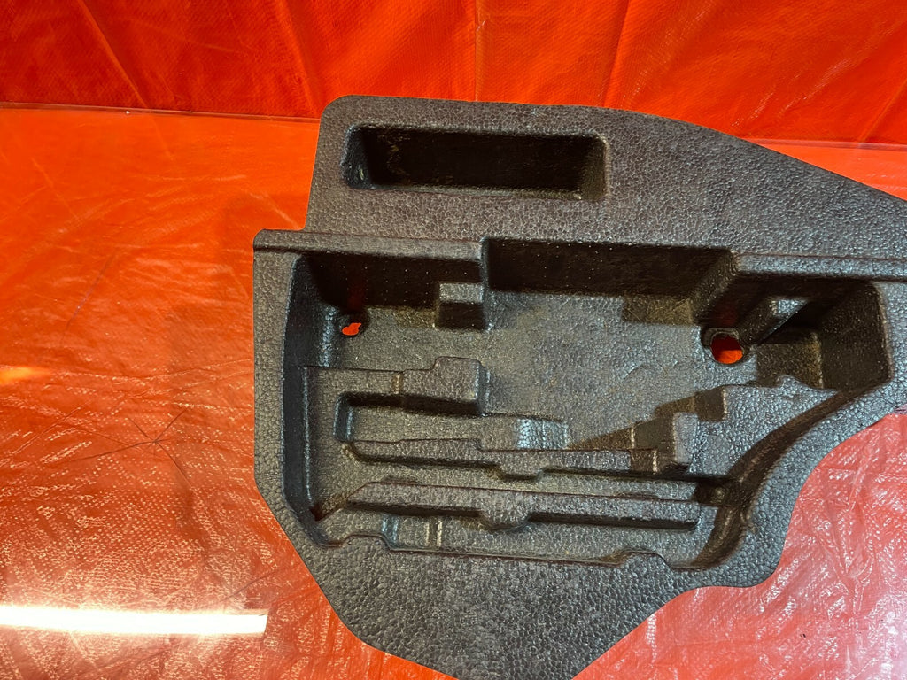 08 15 LANCER EVOLUTION X EVO 10   GSR   SPARE TIRE TOOL KIT FOAM TRIM COVER OEM5