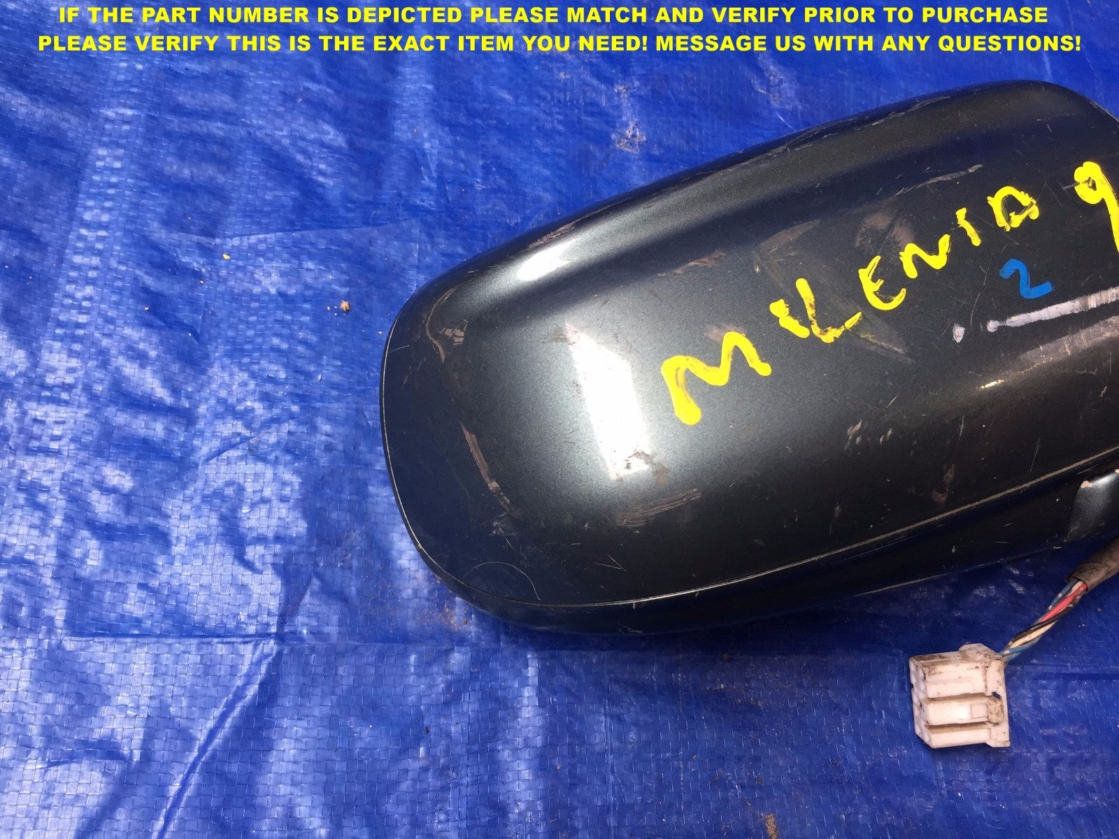 OEM 1997 1998 1999 2000 2001 02 MAZDA MILLENIA PASSENGER RIGHT SIDE VIEW MIRROR1