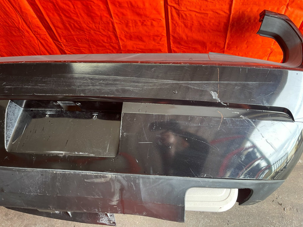 11 14 DODGE CHALLENGER R/T COMPLETE REAR BUMPER COVER W/ ALL TRIM TOP & BOTTOM6